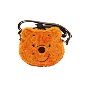 Loungefly Disney Winnie The Pooh Pumpkin Fuzzy Crossbody Bag